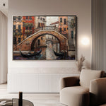 Landscape 429 Canvas Art 60 x 40 cm / Black