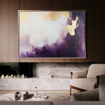Abstract 430 Canvas Art 60 x 40 cm / Black