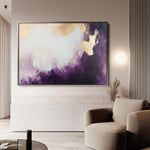 Abstract 430 Canvas Art 60 x 40 cm / Black