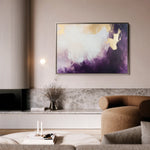 Abstract 430 Canvas Art 60 x 40 cm / Black