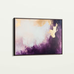 Abstract 430 Canvas Art 60 x 40 cm / Black