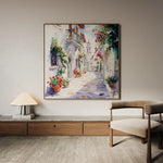 Landscape 430 Canvas Art 60 x 60 cm / Black