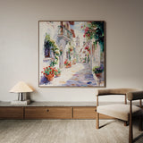 Landscape 430 Canvas Art 60 x 60 cm / Black