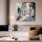 Landscape 430 Canvas Art 60 x 60 cm / Black