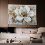 Floral 431 Canvas Art 60 x 40 cm / Black
