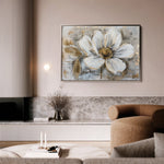 Floral 431 Canvas Art 60 x 40 cm / Black