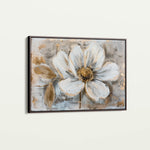 Floral 431 Canvas Art 60 x 40 cm / Black