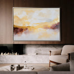 Abstract 432 Canvas Art 60 x 40 cm / Black