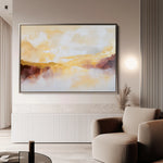 Abstract 432 Canvas Art 60 x 40 cm / Black