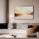 Abstract 432 Canvas Art 60 x 40 cm / Black