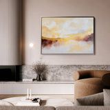 Abstract 432 Canvas Art 60 x 40 cm / Black