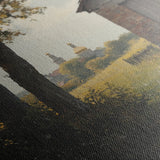 Landscape 432 Canvas Art 60 x 60 cm / Black