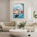 Landscape 433 Canvas Art 60 x 40 cm / Black