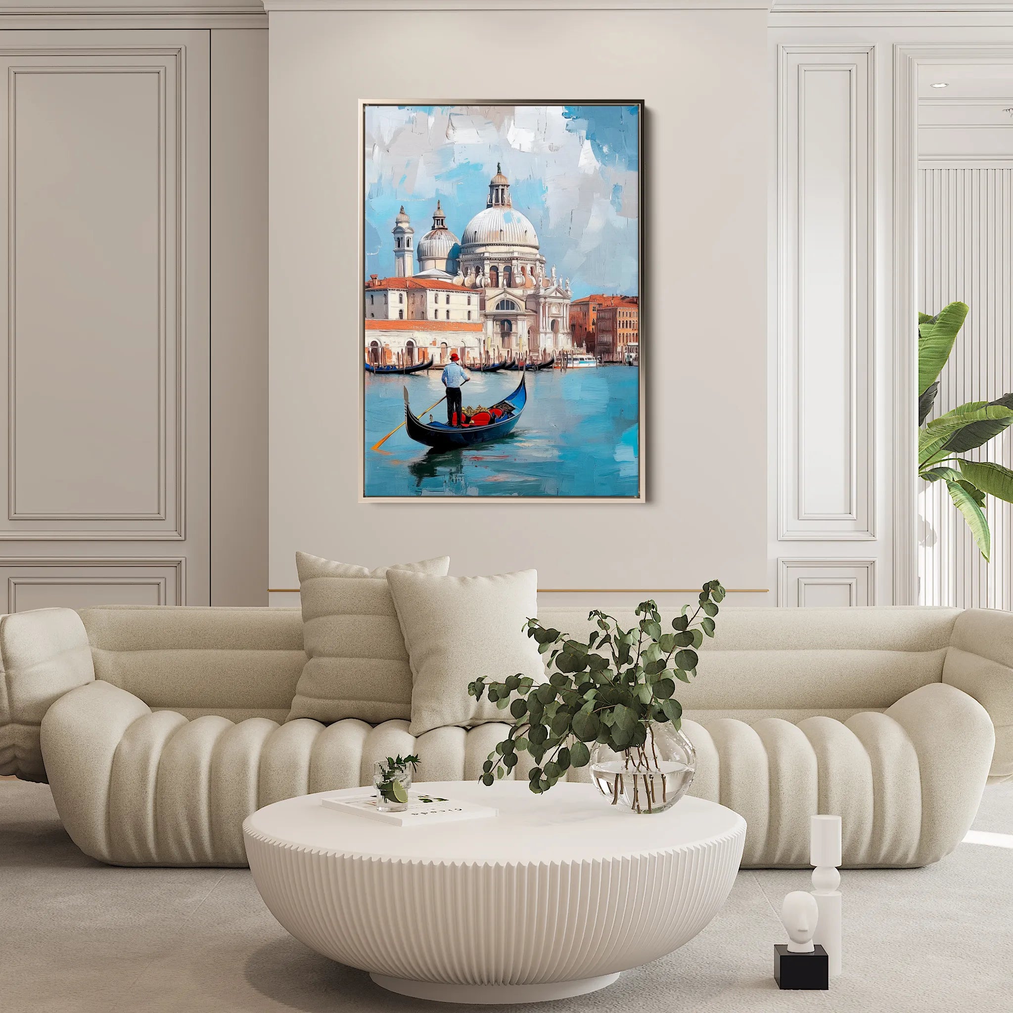 Landscape 433 Canvas Art 60 x 40 cm / Black