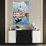 Landscape 433 Canvas Art 60 x 40 cm / Black
