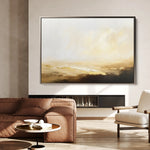 Abstract 434 Canvas Art 60 x 40 cm / Black