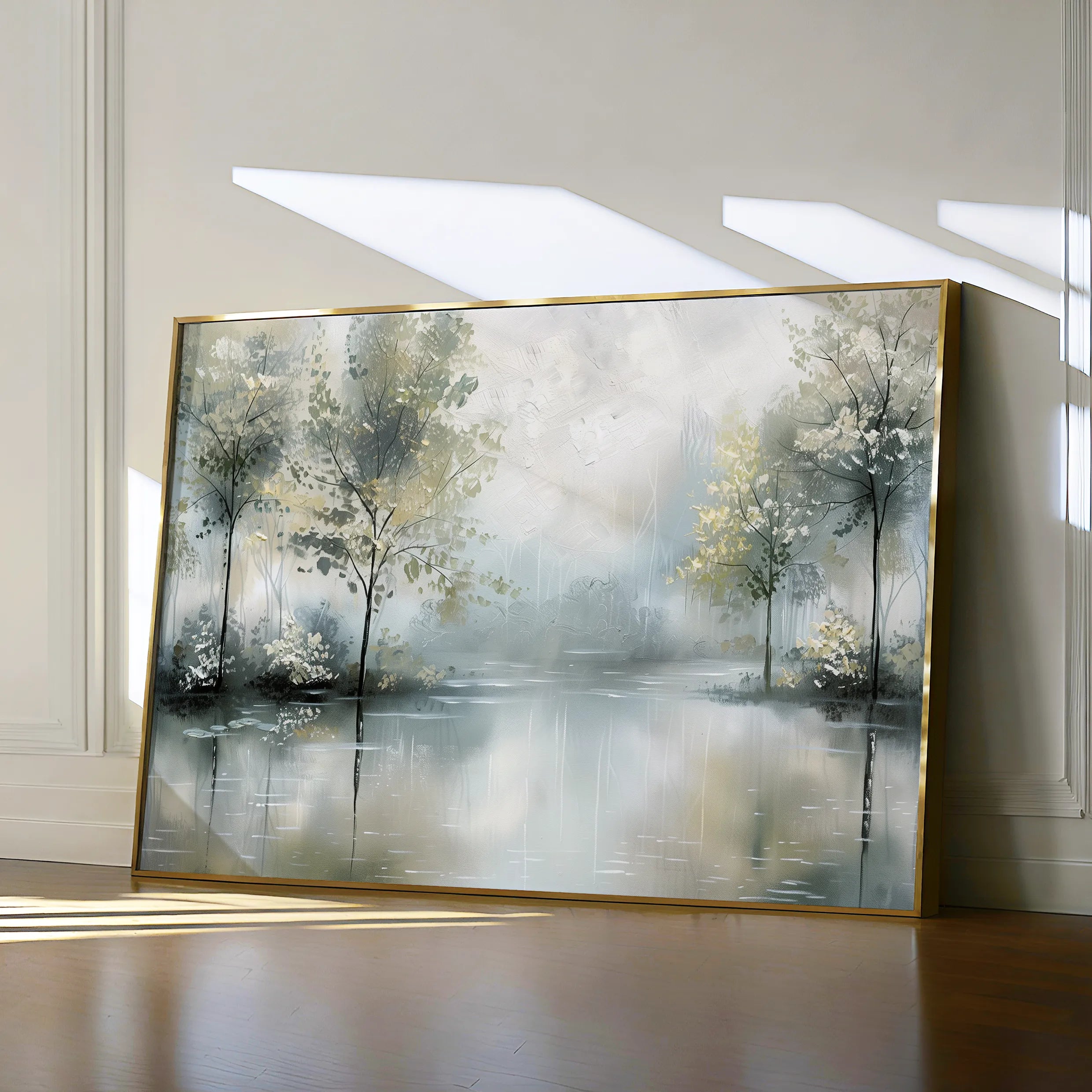 Floral 434 Canvas Art 60 x 40 cm / Black