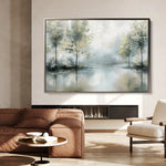 Floral 434 Canvas Art 60 x 40 cm / Black