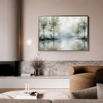 Floral 434 Canvas Art 60 x 40 cm / Black