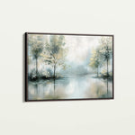 Floral 434 Canvas Art 60 x 40 cm / Black