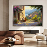 Landscape 434 Canvas Art 60 x 40 cm / Black