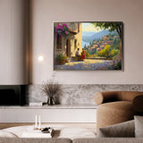 Landscape 434 Canvas Art 60 x 40 cm / Black