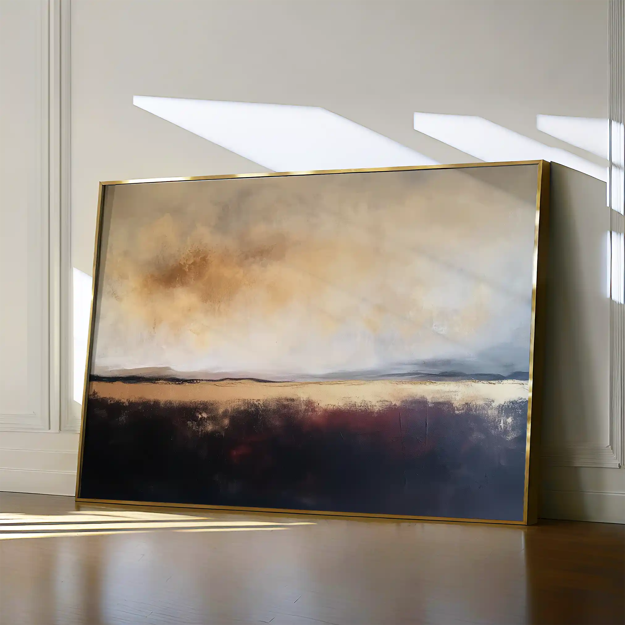 Abstract 435 Canvas Art 60 x 40 cm / Black