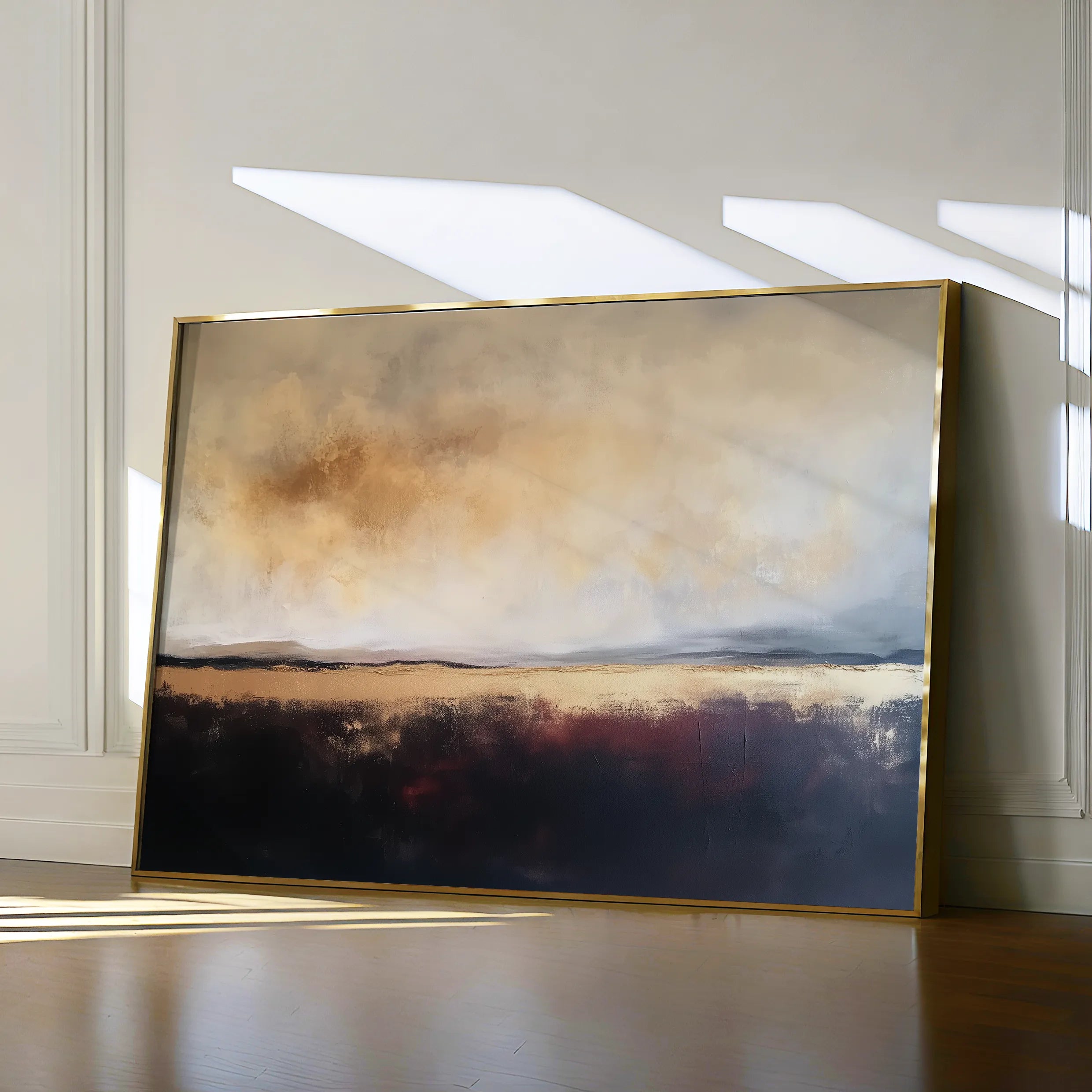 Abstract 435 Canvas Art 60 x 40 cm / Black
