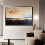 Abstract 435 Canvas Art 60 x 40 cm / Black