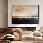 Abstract 435 Canvas Art 60 x 40 cm / Black