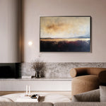 Abstract 435 Canvas Art 60 x 40 cm / Black