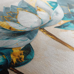 Floral 436 Canvas Art 60 x 40 cm / Black
