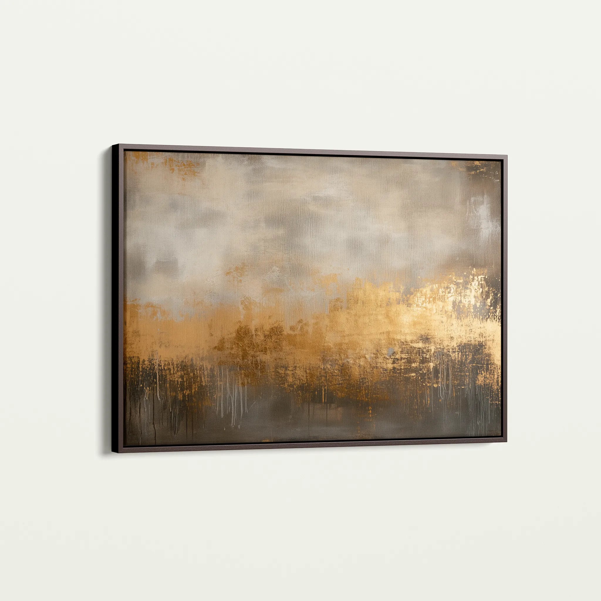 Abstract 437 Canvas Art 60 x 40 cm / Black