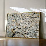 Floral 437 Canvas Art 60 x 40 cm / Black