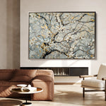 Floral 437 Canvas Art 60 x 40 cm / Black