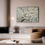 Floral 437 Canvas Art 60 x 40 cm / Black
