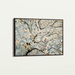 Floral 437 Canvas Art 60 x 40 cm / Black