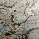 Floral 437 Canvas Art 60 x 40 cm / Black