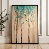 Landscape 437 Canvas Art 60 x 40 cm / Black