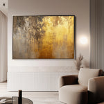 Abstract 438 Canvas Art 60 x 40 cm / Black