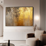 Abstract 438 Canvas Art 60 x 40 cm / Black
