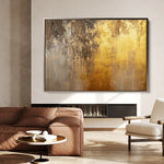 Abstract 438 Canvas Art 60 x 40 cm / Black