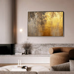 Abstract 438 Canvas Art 60 x 40 cm / Black