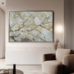 Floral 438 Canvas Art 60 x 40 cm / Black