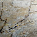 Floral 438 Canvas Art 60 x 40 cm / Black
