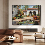 Landscape 438 Canvas Art 60 x 40 cm / Black