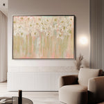 Floral 439 Canvas Art 60 x 40 cm / Black