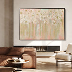 Floral 439 Canvas Art 60 x 40 cm / Black