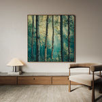 Landscape 439 Canvas Art 60 x 60 cm / Black