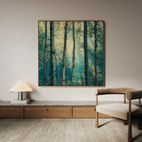 Landscape 439 Canvas Art 60 x 60 cm / Black